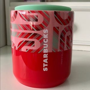 Starbucks candy cane holiday cup